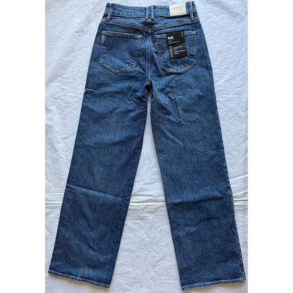 PAIGE Blue Flare & Wide Leg Jeans - Picture 7 of 16